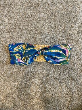 Free People Strapless Smocked Bandeau Tie Top